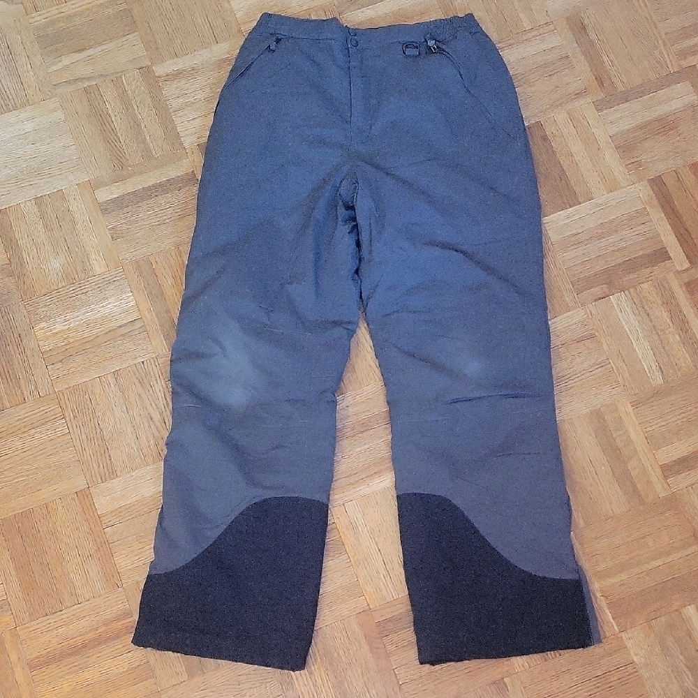 L.L. Bean Snow Pants Kids Gray and Black Size 18